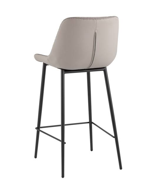 Стул барный Arch экокожа серый