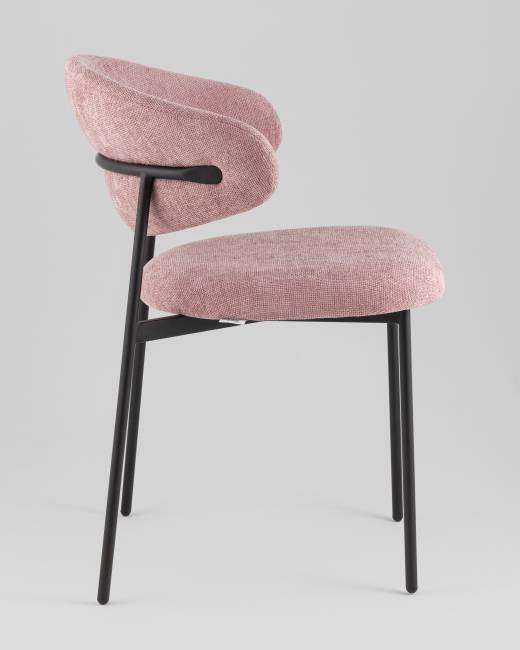 Стул Evan шенилл пыльно-розовый