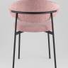 Стул Evan шенилл пыльно-розовый