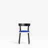 Стул деревянный с мягкой обивкой Folk полированный алюминиевый, черный ясень, синий 450х445х745 мм Стул деревянный с мягкой обивкой Folk полированный алюминиевый, черный ясень, синий 450х445х745 мм