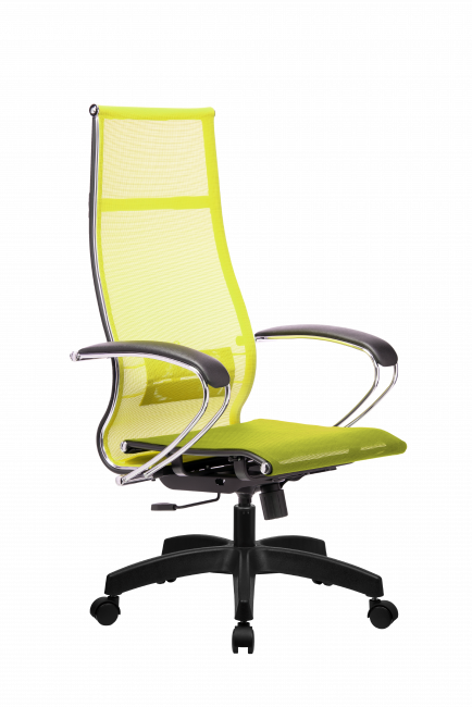 Кресло МЕТТА-7(MPRU)/подл.131/осн.001, лайм/лайм