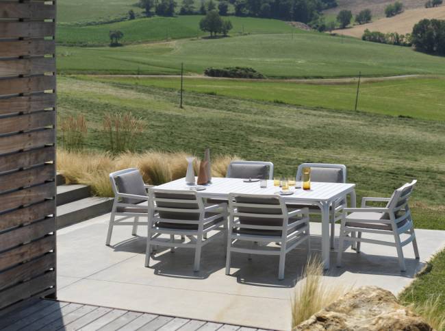 Стол пластиковый раздвижной Alloro 210 Extensible белый 2100-2800х730х1000 мм Стол пластиковый раздвижной Alloro 210 Extensible белый 2100-2800х730х1000 мм