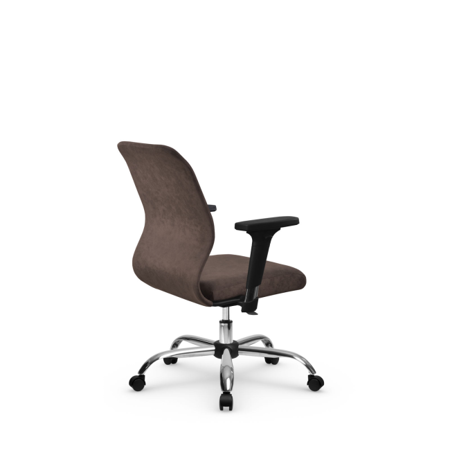 Кресло SU-Mr-4(Vivaldi)/подл.200/осн.006, темно-коричневый