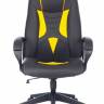 Кресло игровое Zombie 8 черный/желтый искусственная кожа крестовина пластик