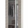 Шкаф для одежды "Амели 13.133", шелковый камень, бетон чикаго, бежевый, ПВХ