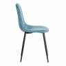 Стул BREEZE (mod. 4724) / 1 шт. в упаковке вельвет/металл, 44 х 53 х 87 см, Light pale green (тёмно-бирюзовый ) HLR60 / черный Light pale green (тёмно-бирюзовый ) HLR60 / черный вельвет/металл