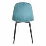Стул BREEZE (mod. 4724) / 1 шт. в упаковке вельвет/металл, 44 х 53 х 87 см, Light pale green (тёмно-бирюзовый ) HLR60 / черный Light pale green (тёмно-бирюзовый ) HLR60 / черный вельвет/металл