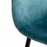 Стул BREEZE (mod. 4724) / 1 шт. в упаковке вельвет/металл, 44 х 53 х 87 см, Light pale green (тёмно-бирюзовый ) HLR60 / черный Light pale green (тёмно-бирюзовый ) HLR60 / черный вельвет/металл