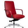 Кресло офисное / Нэо LB / Neo LB / красная кожа / алюминиевая база Кресло офисное / Нэо LB / Neo LB / красная кожа / алюминиевая база