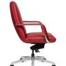 Кресло офисное / Нэо LB / Neo LB / красная кожа / алюминиевая база Кресло офисное / Нэо LB / Neo LB / красная кожа / алюминиевая база