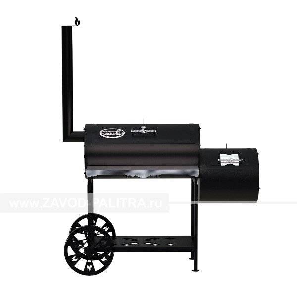 Гриль-Смокер XL, из стали толщиной 5 мм в термостойкой покраске