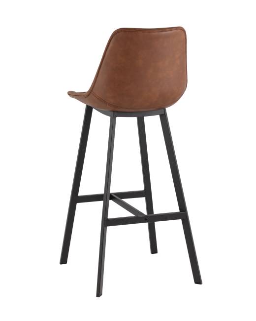 Стул барный TEXAS экокожа коричневый