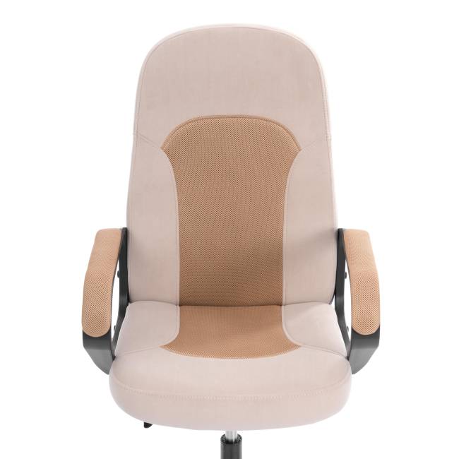 Кресло Parma/Парма (22) велюр/ткань, бежевый/бронза, 7/TW-21 бежевый/бронза велюр/ткань