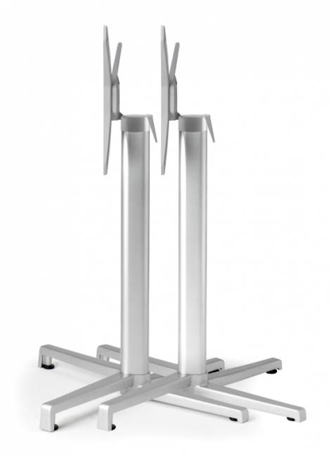 Подстолье металлическое складное Domino серебристый 490х540х730 мм