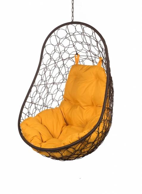 Кресло подвесное "Easy BS" оранжевая подушка
