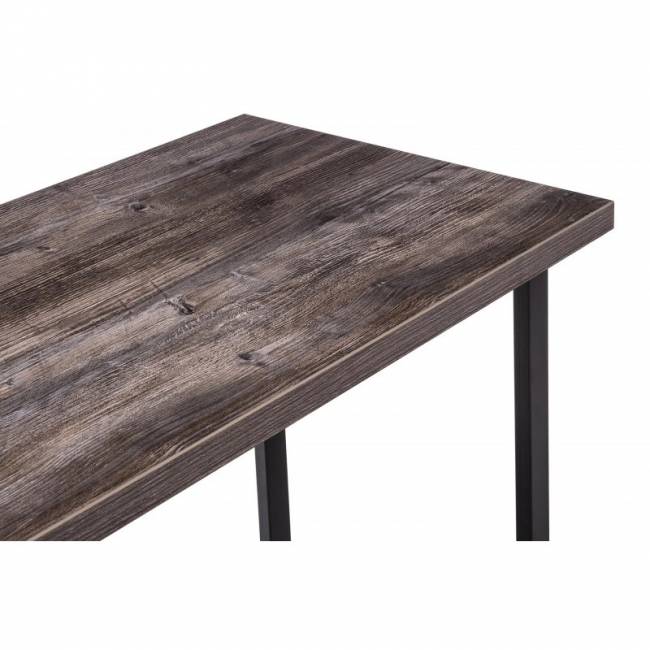 Стол барный Лофт дуб рошелье / черный матовый