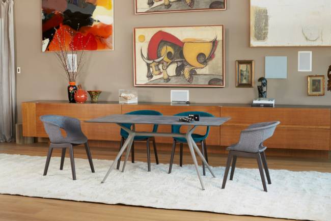 Столешница прямоугольная для подстолья Metropolis L цементный 1600х900х12 мм