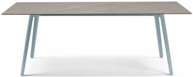 Стол ламинированный Squid голубой, камень 2090х1000х730 мм