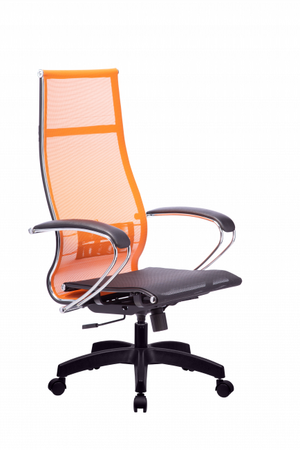 Кресло МЕТТА-7(MPRU)/подл.131/осн.001, оранжевый