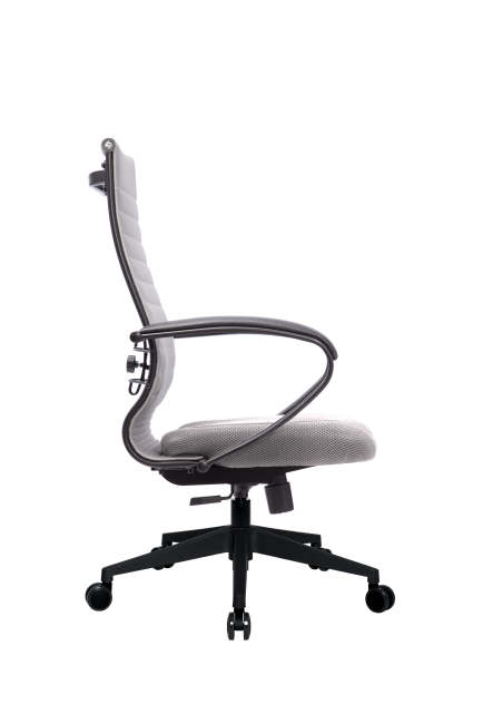 Кресло МЕТТА-19(MPRU)/подл.130/осн.002, светло-серый/светло-серый