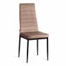 Стул Easy (mod. JSC02-1) / 1 шт. в упаковке металл, флок, 41 х 52 х 96 см, Beige (бежевый) HLR8 / черный Beige (бежевый) HLR8 / черный металл, флок