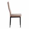 Стул Easy (mod. JSC02-1) / 1 шт. в упаковке металл, флок, 41 х 52 х 96 см, Beige (бежевый) HLR8 / черный Beige (бежевый) HLR8 / черный металл, флок