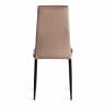 Стул Easy (mod. JSC02-1) / 1 шт. в упаковке металл, флок, 41 х 52 х 96 см, Beige (бежевый) HLR8 / черный Beige (бежевый) HLR8 / черный металл, флок