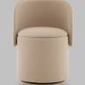 Пуф-трансформер Таунсвилл вращающийся с ящиком велюр бежевый