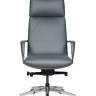 Кресло офисное / Нэо / Neo / серая кожа / алюминиевая база Кресло офисное / Нэо / Neo / серая кожа / алюминиевая база