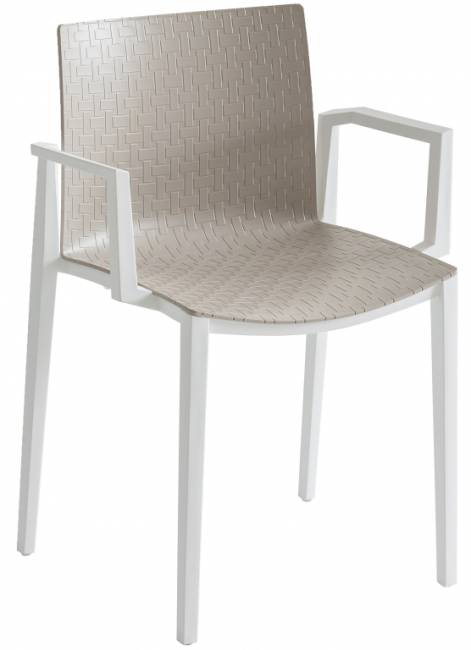 Кресло пластиковое Clipperton B песочный 570х455х815 мм