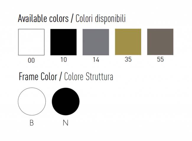 Кресло офисное пластиковое Akami UR BR 725х725х835 мм