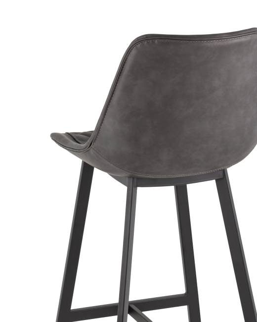 Стул барный TEXAS экокожа серый