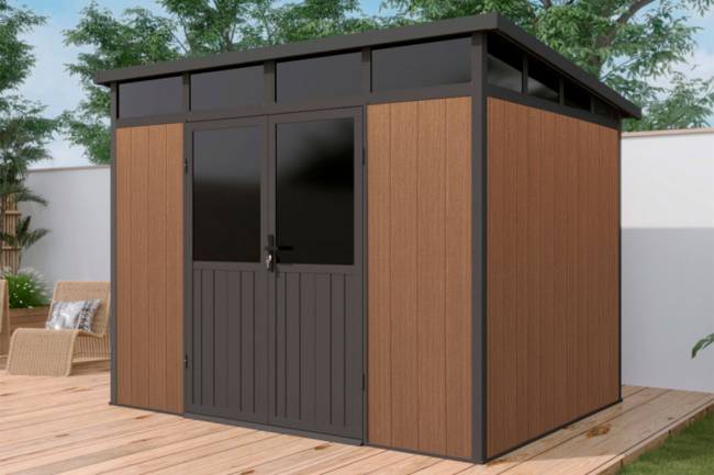 Садовое строение из ДПК Defender 9х7 (5.95 кв.м) Садовое строение из ДПК Defender 9х7 (5.95 кв.м)