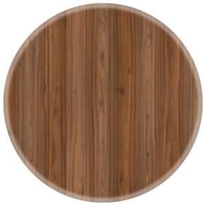 Столешница круглая Werzalit Woodart каньонский орех Ø800х18 мм