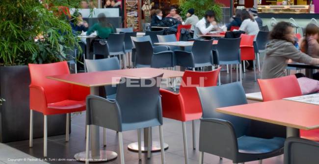 Кресло пластиковое Ice антрацит 590х555х820 мм