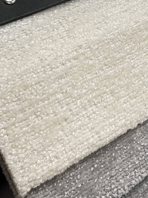 Кресло SION 3018-01 белый / 3018-10 бежевый, шенилл / черный каркас, ®DISAUR