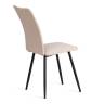 Стул обеденный La Rousse/Ля Русс Нью, велюр, бежевый/черный, 7, 45х55х93см бежевый велюр