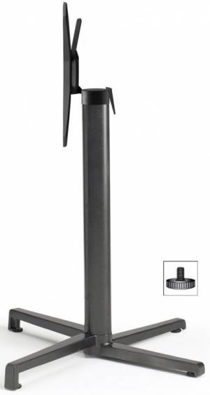 Подстолье металлическое складное Domino антрацит 490х540х730 мм