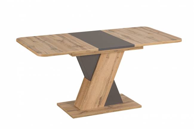 Стол Riga 120-160*80 Дуб вотан/ Вольфрам