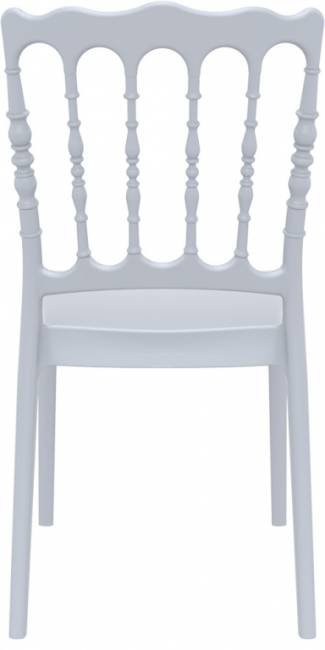 Стул пластиковый Napoleon светло-серый 450х550х920 мм Стул пластиковый Napoleon светло-серый 450х550х920 мм