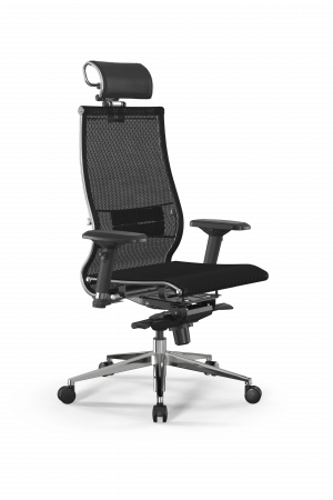 Кресло Samurai L2-5D - TS /Kc00/Nc00/D04P/H2cL-3D(M06.B32.G11.W03), черный плюс