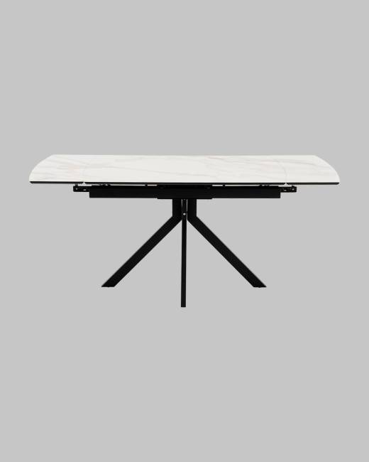 Стол Галац 120*80 см столешница стекло белое