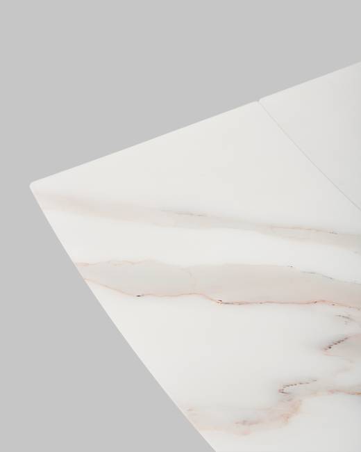 Стол Галац 120*80 см столешница стекло белое