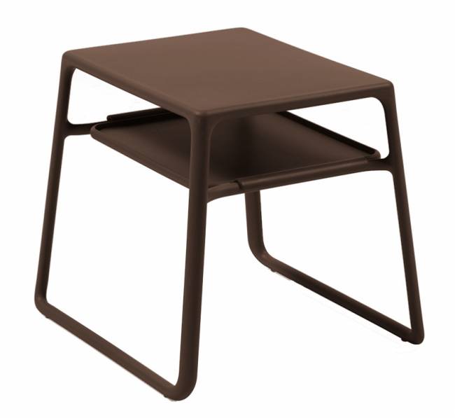 Столик пластиковый для лежака Pop кофе 440х395х385 мм