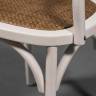 Стул с подлокотниками CROSS (mod.CB2008) дерево вяз, 91х55х52см, Белый (butter white) белый дерево вяз