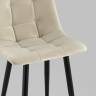 Стул полубарный Джанго велюр бежевый 2 шт.