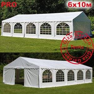 Шатер Giza Garden 6x10м белый W-500