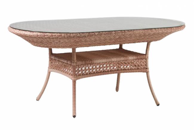 CAMELLIA Стол обеденный овальный капучино
