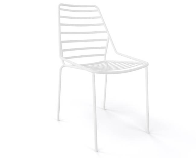 Стул металлический Link белый 480х570х860 мм