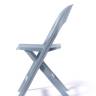 Стул пластиковый складной Flap бледно-голубой 480х570х840 мм